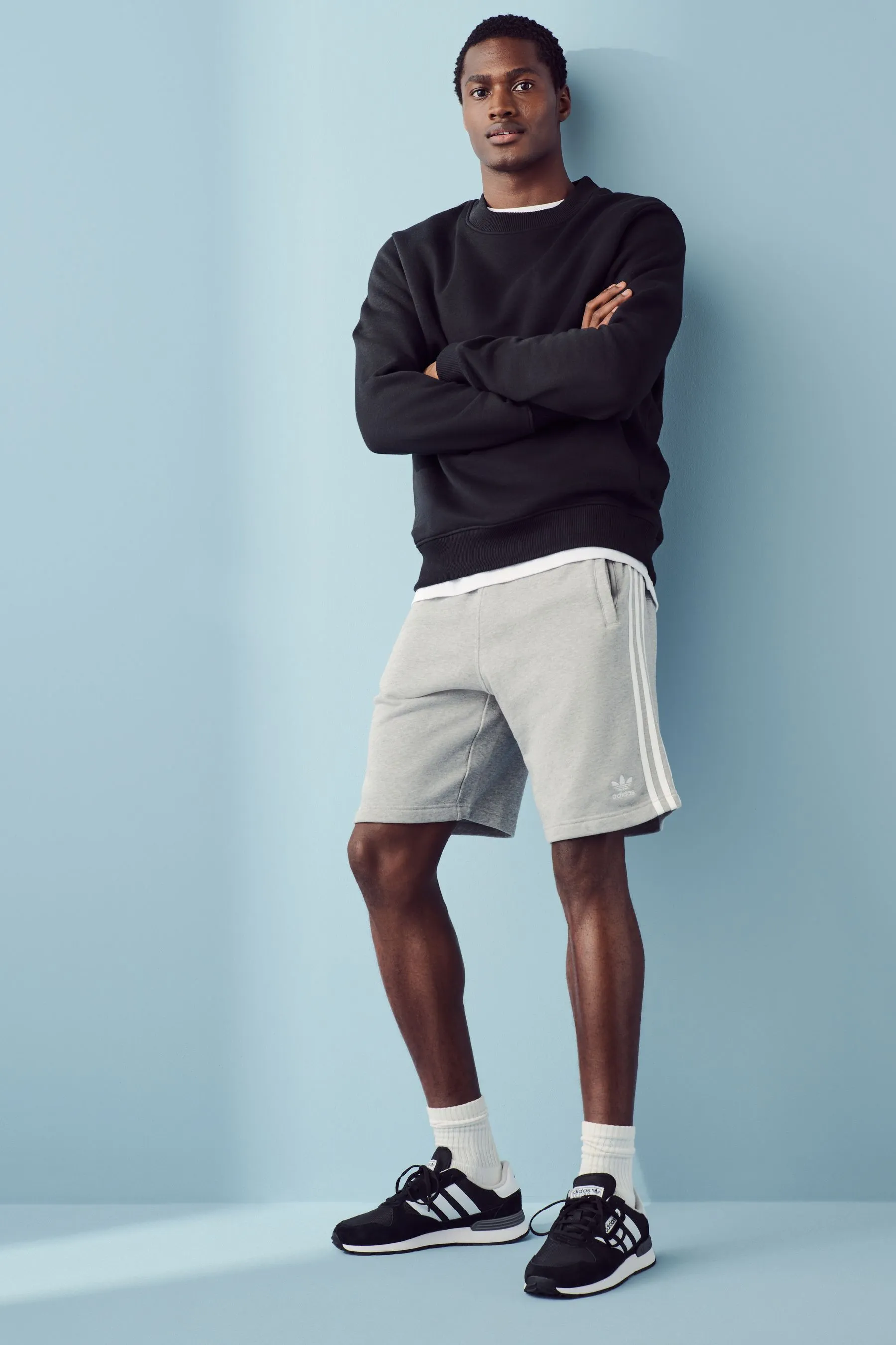 adidas - Shorts multicolore a 3 strisce