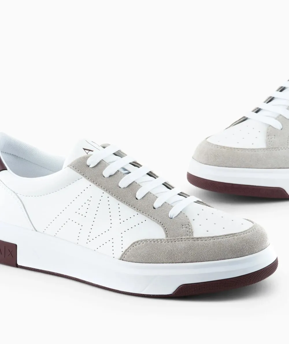ARMANI EXCHANGE UOMO--Sneakers con inserti in suede