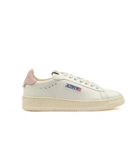 Autry Dallas Low Bianco Rosa Donna