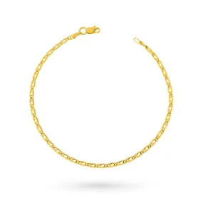 Bracciale sottile oro giallo 18kt 20,5 cm