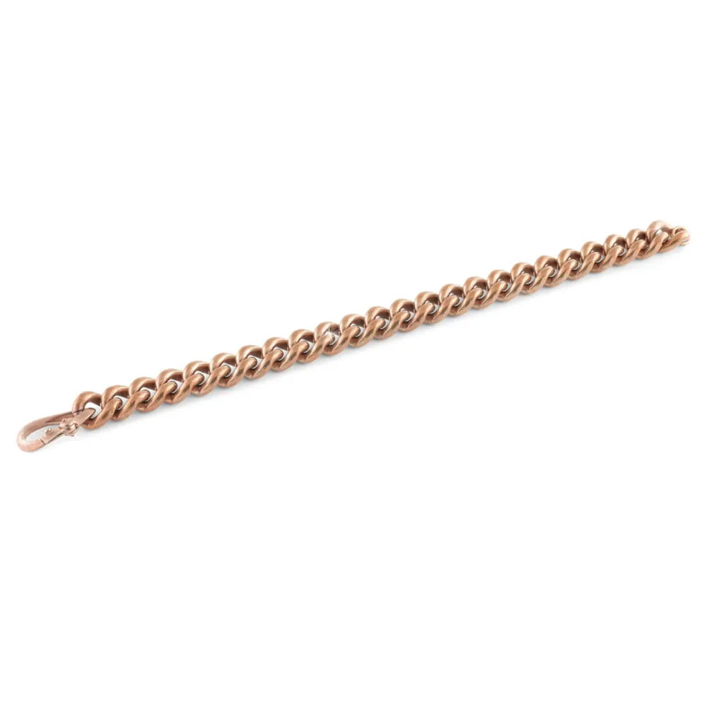 Bracciale Unoaerre in bronzo Rosa con catena grumetta