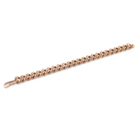 Bracciale Unoaerre in bronzo Rosa con catena grumetta