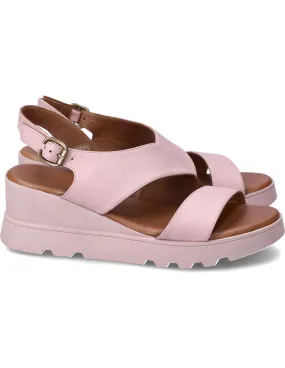 Bueno zeppa donna rosa