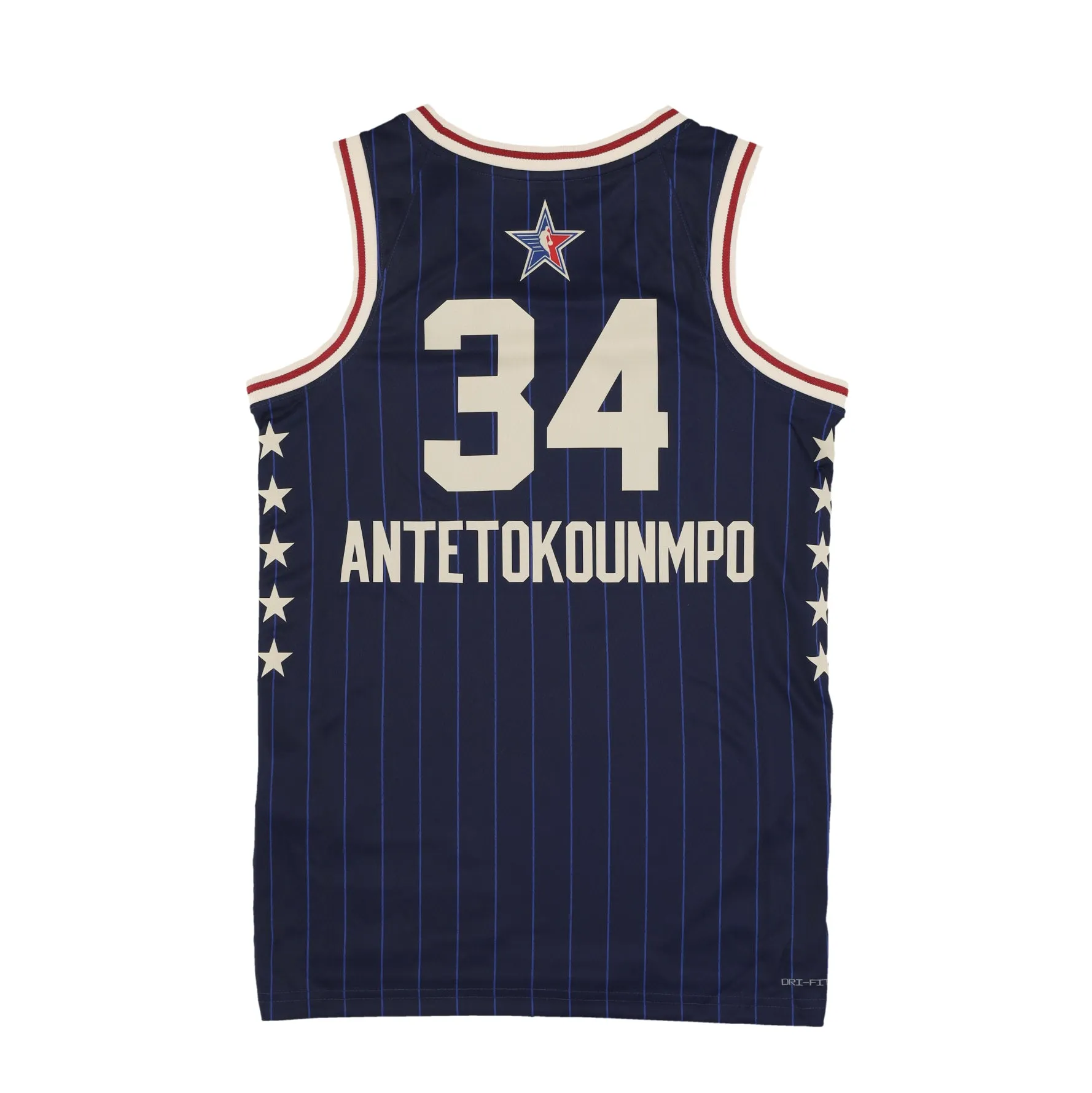 Canotta Basket Uomo Nba All Star Game 2024 Dri-fit Swingman Jersey No 34 Giannis Antetokounmpo Team East College Navy