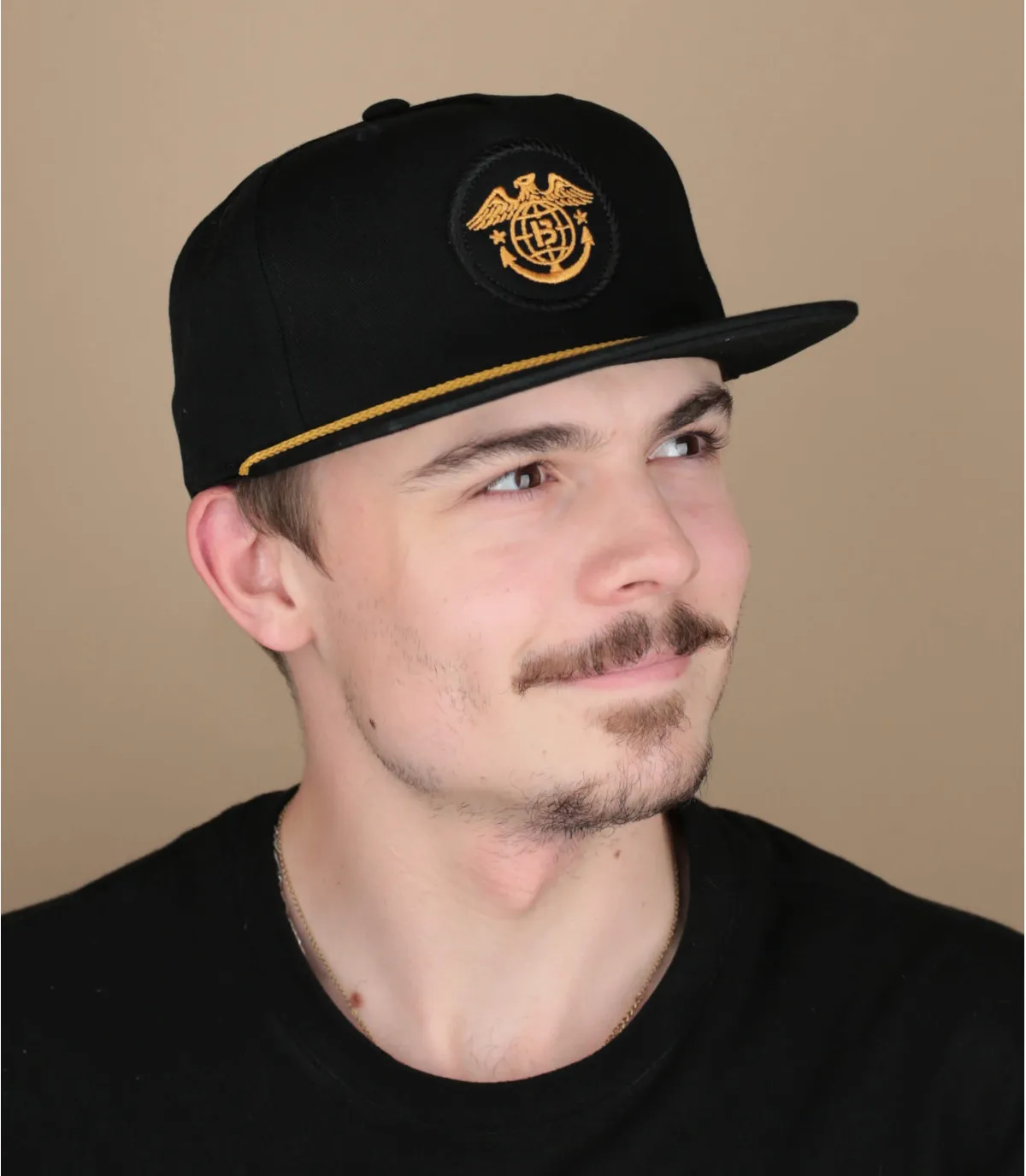       cappellino snapback nero Global MP Snapback black     