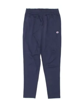 CHAMPION Mens Tracksuit Trousers Small Navy Blue Polyester
