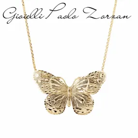 Collana Artlinea con farfalla in oro giallo 18 Kt Ref. CEA2068-LG