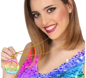 Collana hippy di pace