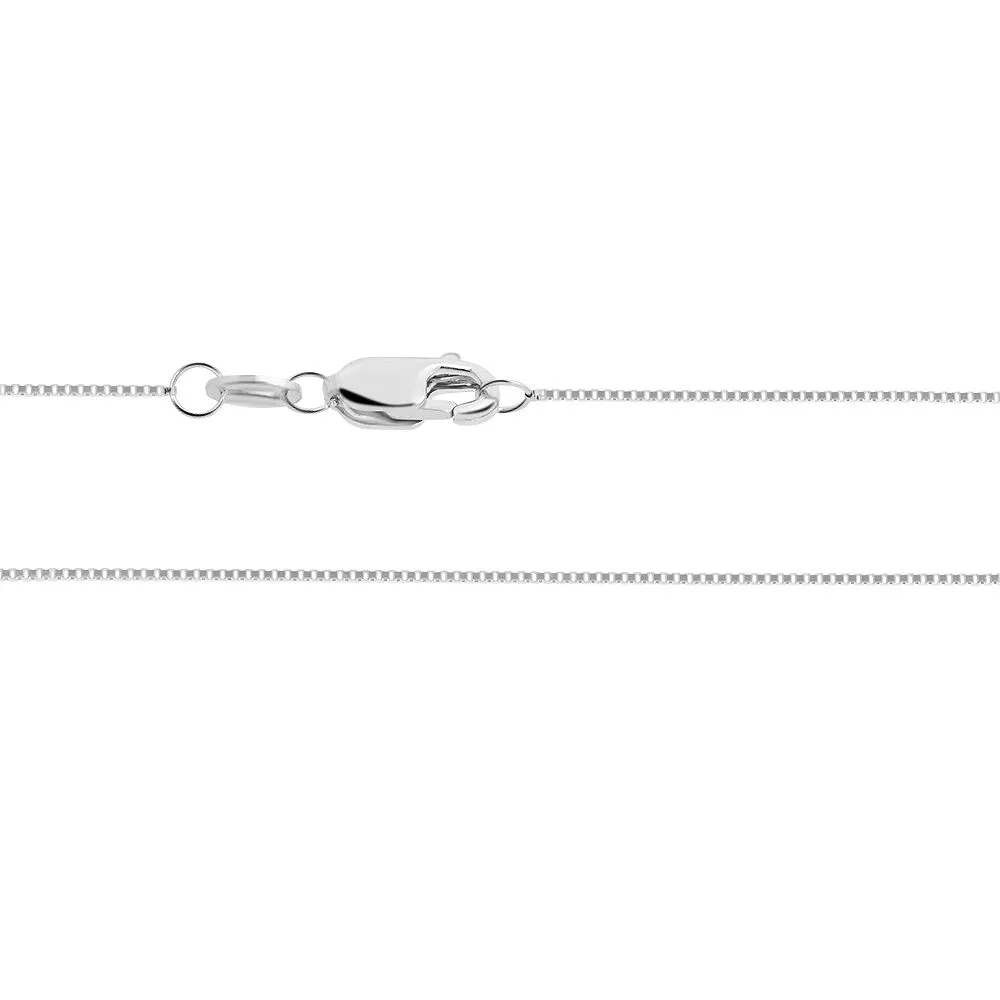 Collana Punto Luce Firmamenti Oro Bianco 750/1000 Maglia Veneziana Diamante Bianco 0,15 ct 40 + 2 cm 1680201