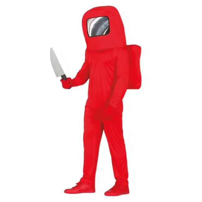 Costume da astronauta rosso per adulti