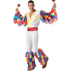 Costume da rumbero bianco per uomo