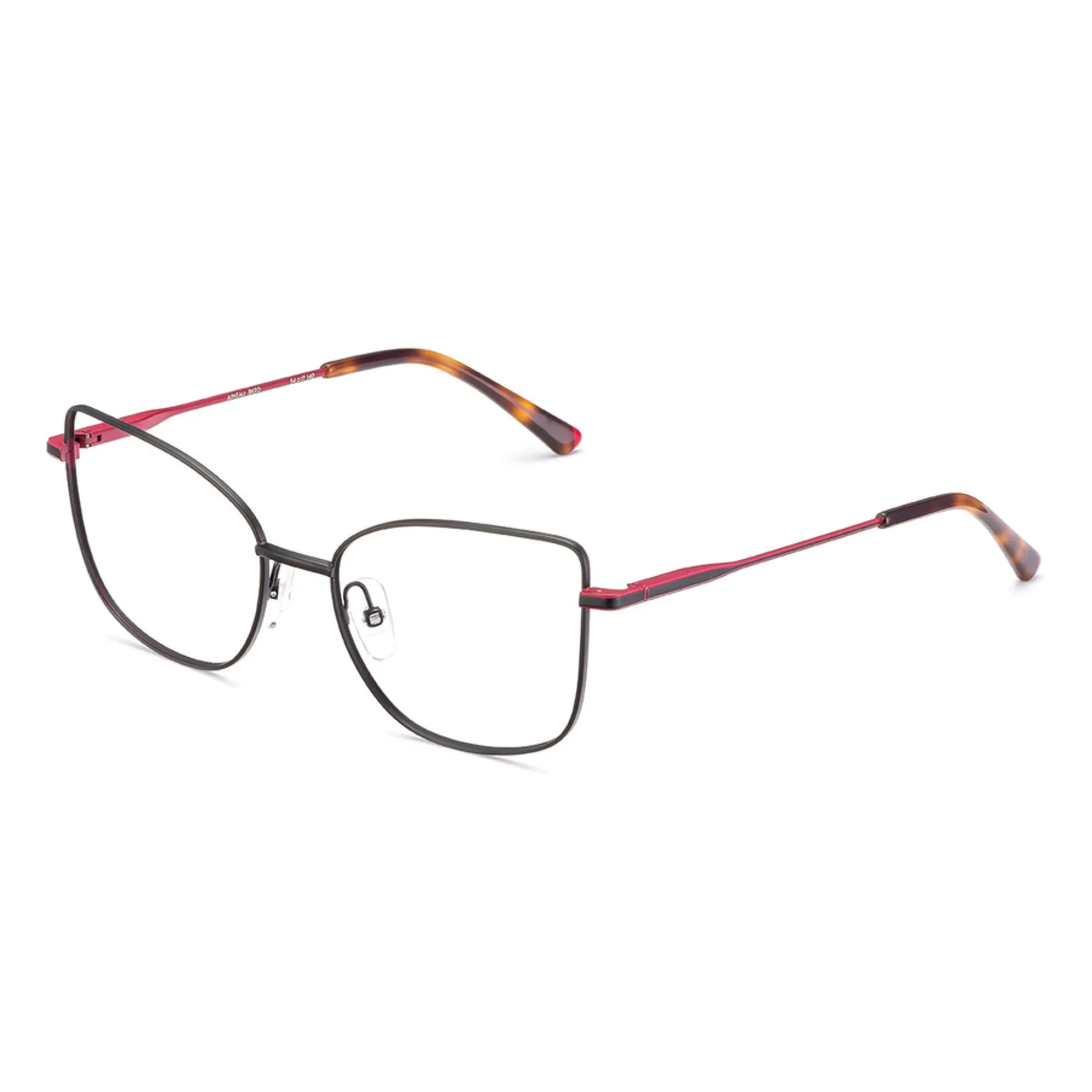   Etnia Barcelona JUNEAU - BKRD Nero Rosso | Occhiale Da Vista Donna 
