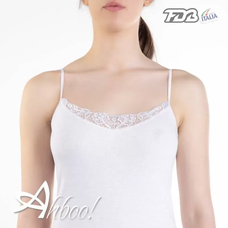  FDB Canottiera Donna in Cotone FDB 91 Conf. 3 Pz