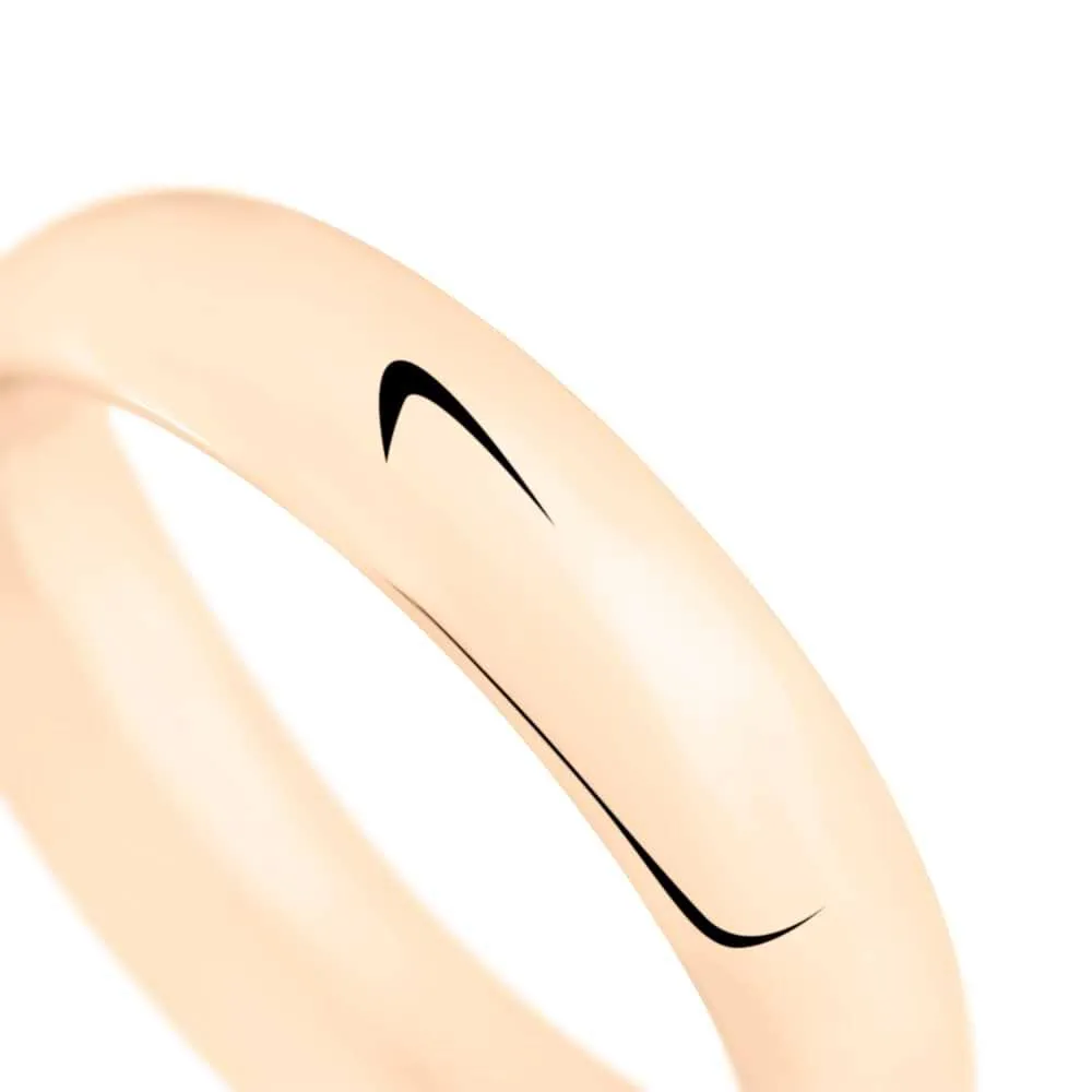 Fede Comoda Leggera 4.5 mm Oro Rosa 750/1000 1677502