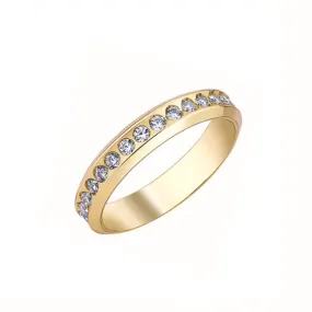 Fede Unoaerre Venere in oro Giallo 18k con Diamanti