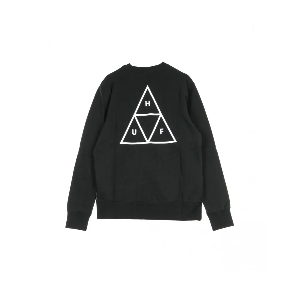 FELPA GIROCOLLO ESSENTIALS TT CREW BLACK