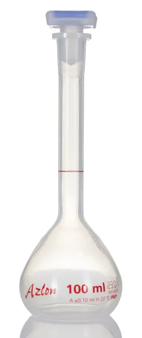 Flacone volumetrico graduato a Collo stretto RS PRO, in PP, 100ml