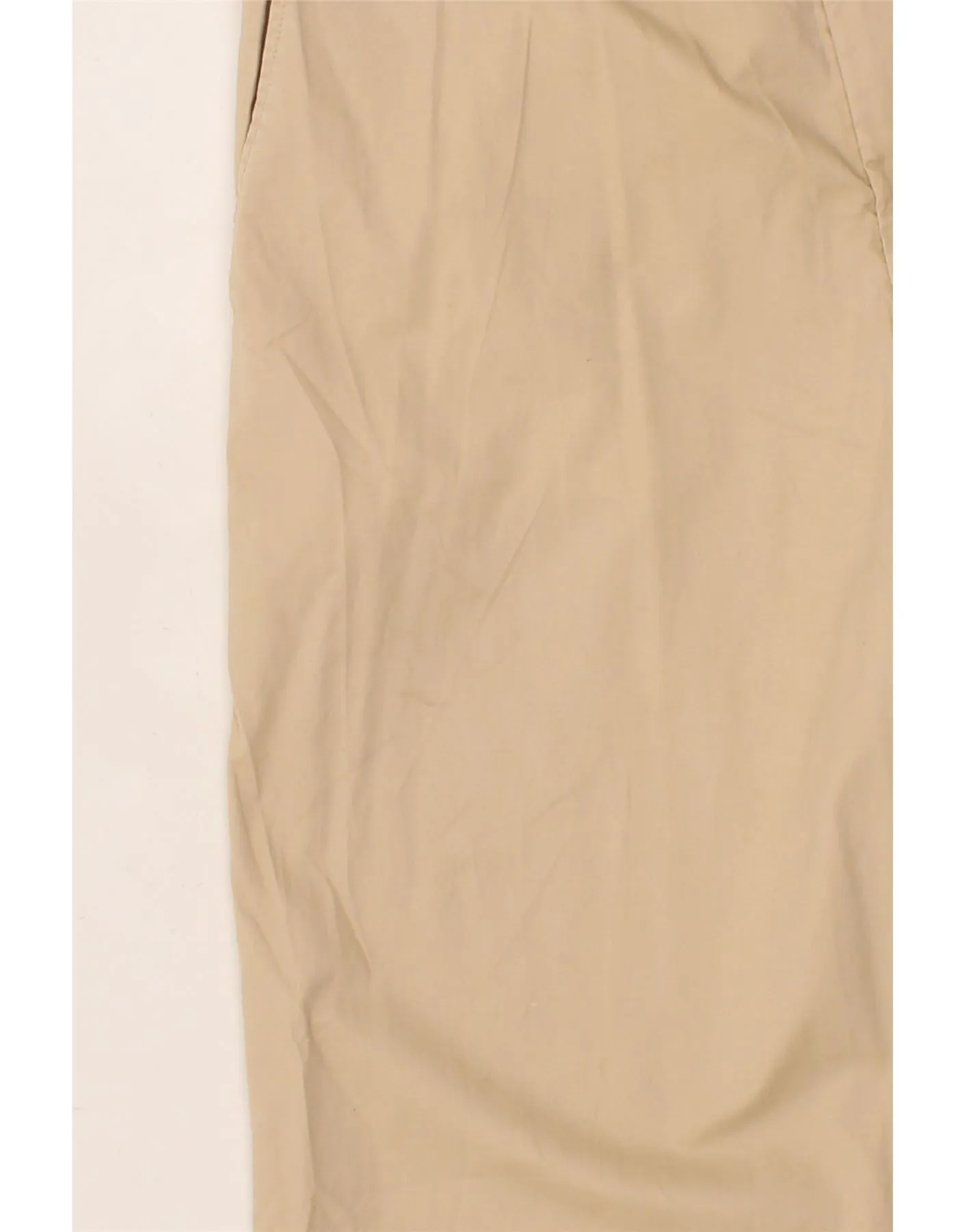 J. CREW Mens Straight Chino Trousers W35 L32 Beige Cotton