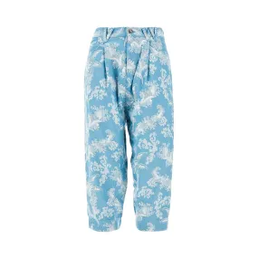 Jeans 'Long Macca' in cotone jacquard
