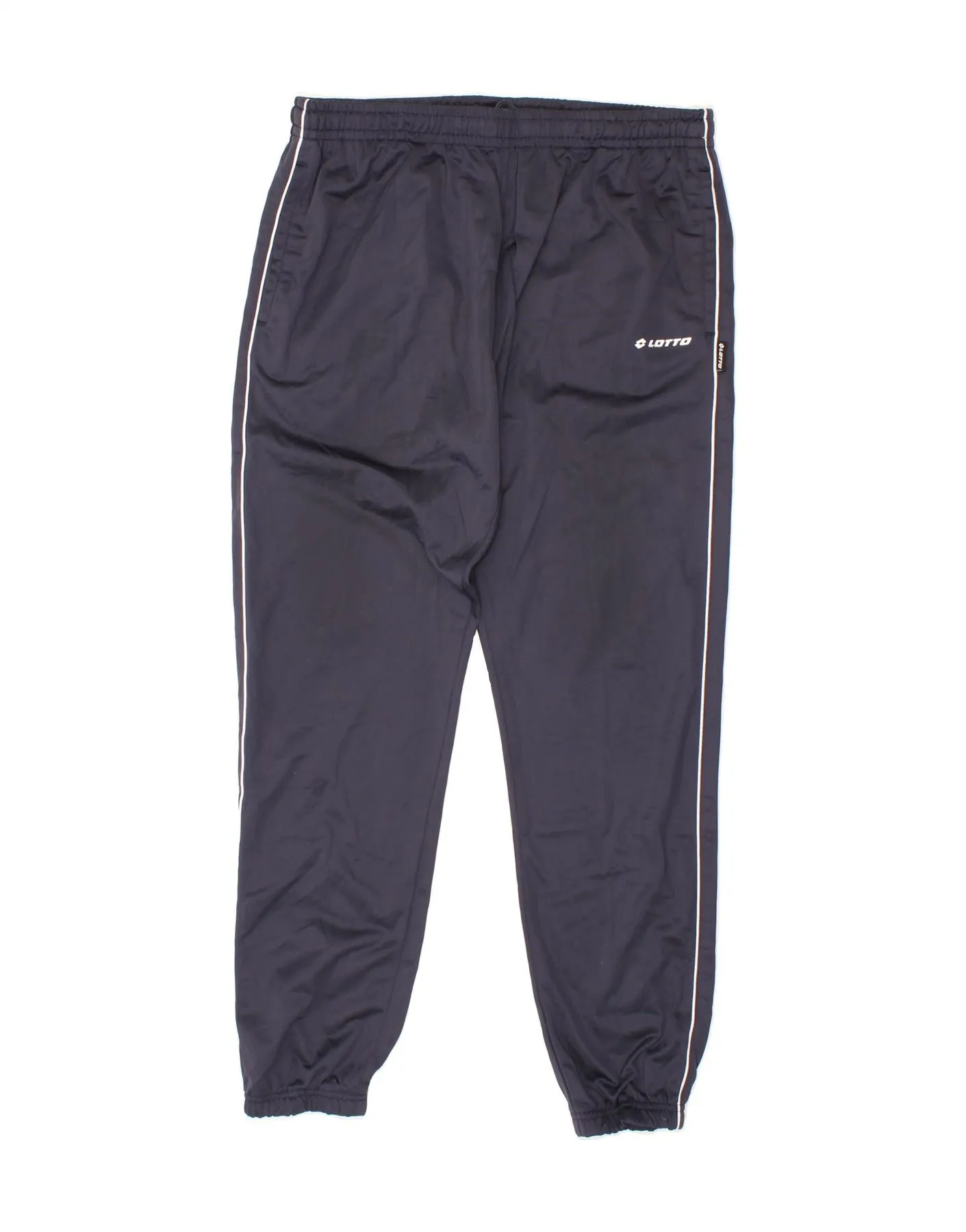 LOTTO Mens Tracksuit Trousers Joggers 2XL Navy Blue Polyester