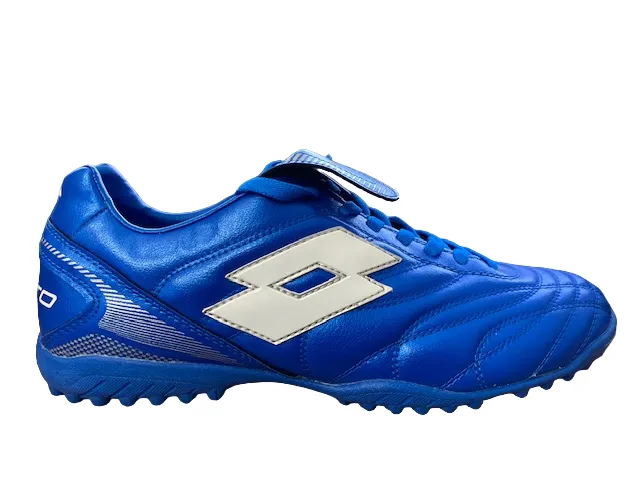 Lotto scarpa da calcetto da uomo Play Off V TF N8526 blu