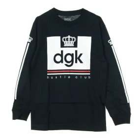 Maglietta Manica Lunga Uomo Hustle Club L/s Navy/white