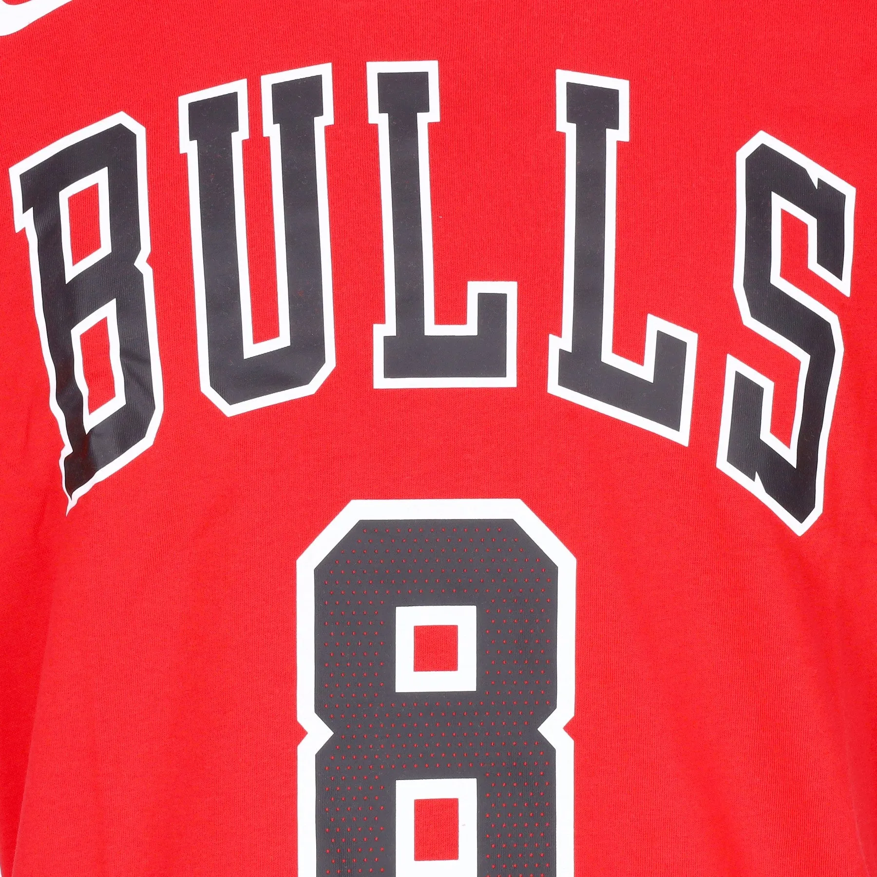 Maglietta Uomo Nba Essential Tee No 8 Zach Lavine Chibul University Red