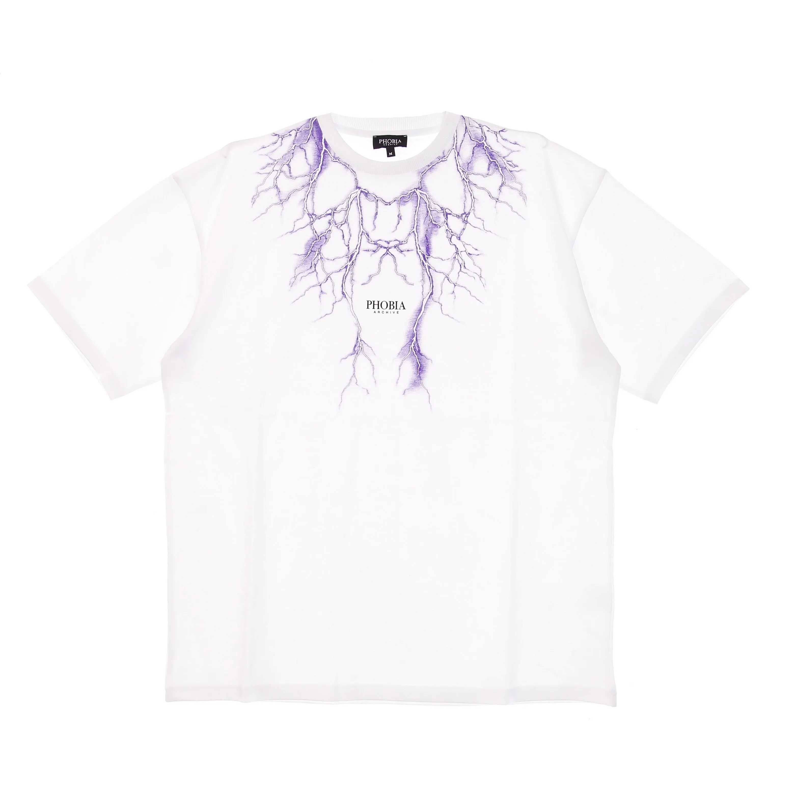 Maglietta Uomo Purple Lightning White/purple