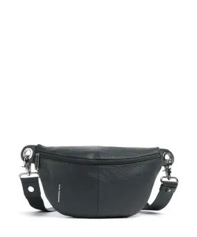  Mandarina Duck Mellow Leather Marsupio pelle di vitello grana verde scuro  