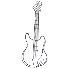 Novità Home musicale - decor chitarra elettrica, nero