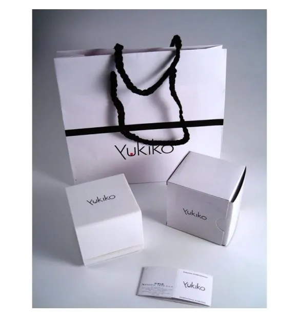 Orecchini Yukiko in oro bianco e topazi erd2305yx