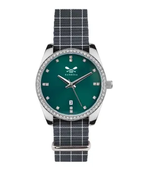 OROLOGIO MOONLIGHT  dm. 36,5 NATO QUADRETTI BLU E BIANCO