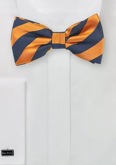 Papillon rame blu righe