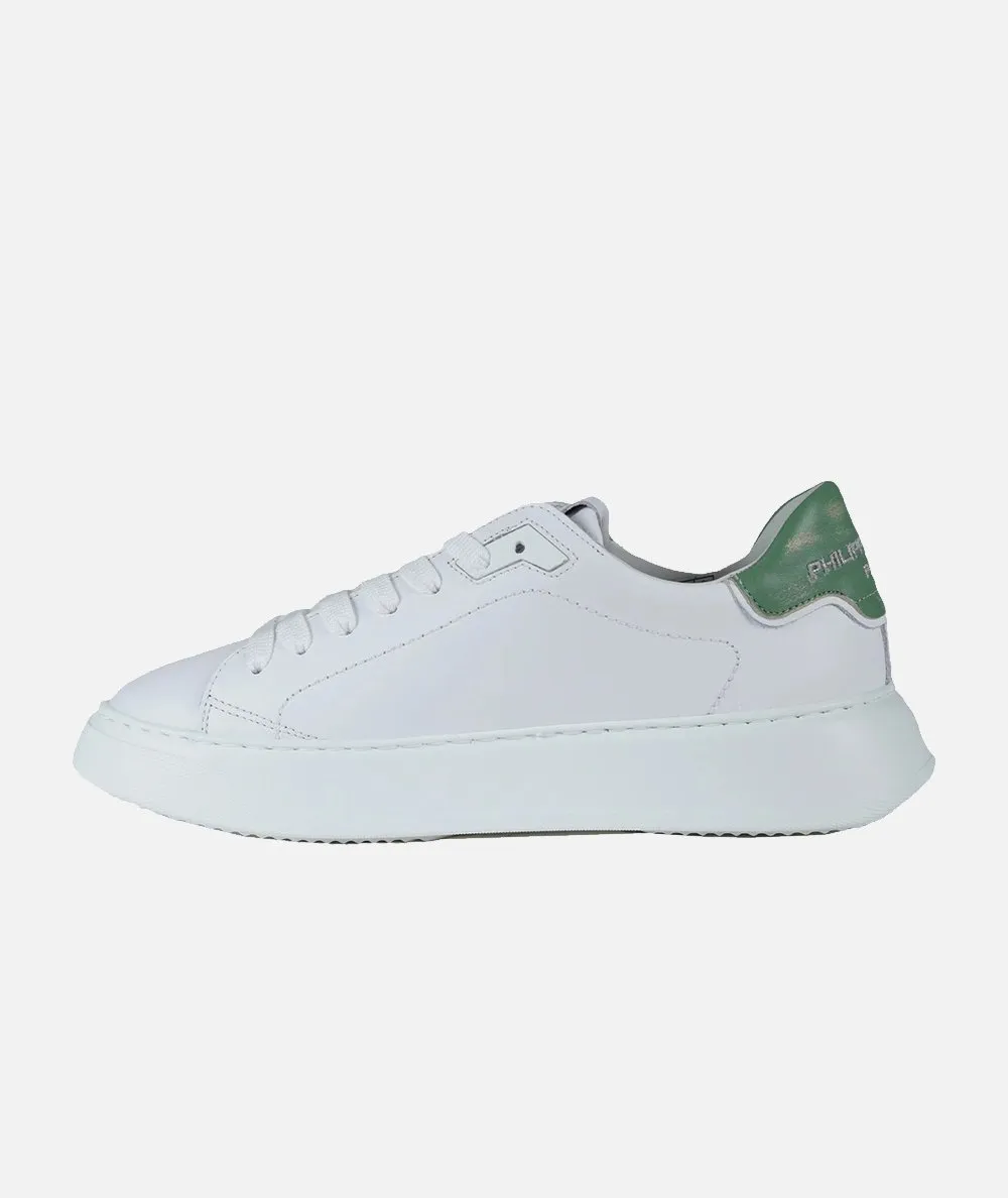 PHILIPPE MODEL UOMO--Sneaker TEMPLE - Bianco / Militare