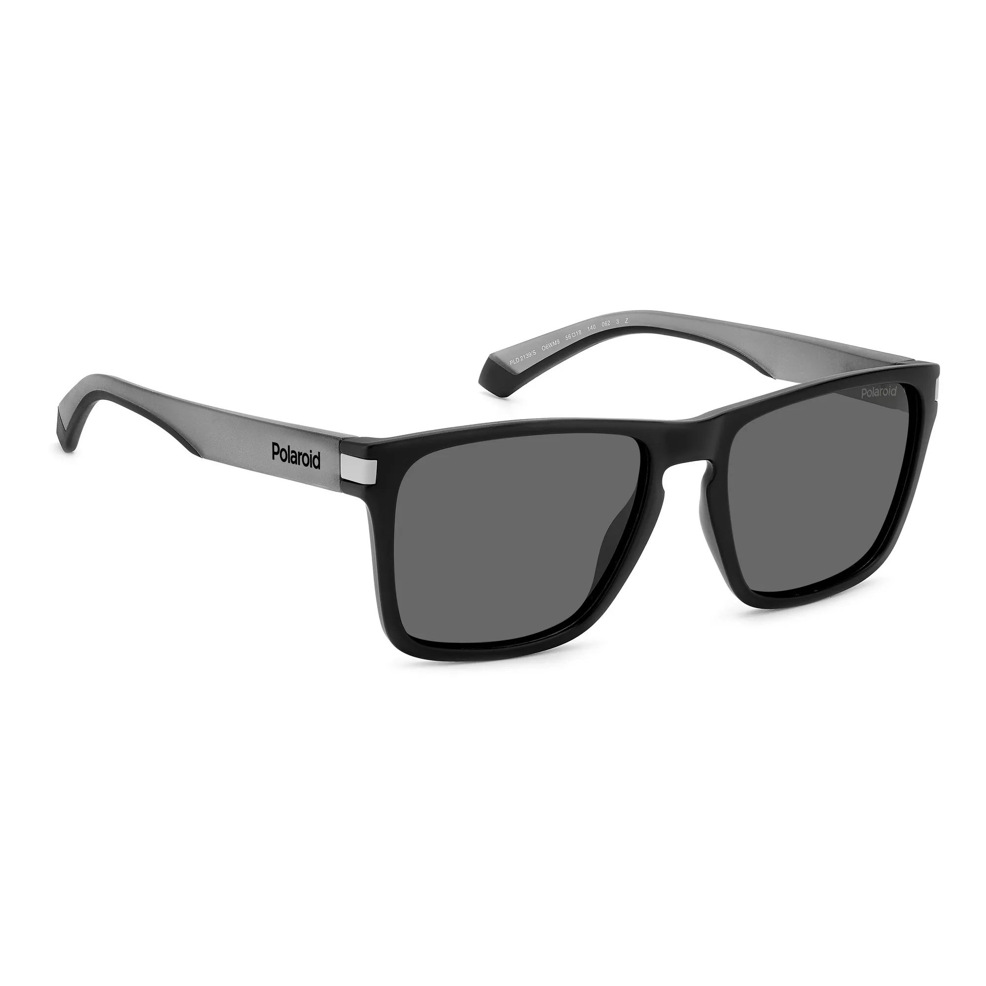   Polaroid PLD 2139/S - O6W M9 Grigio Nero Opaco | Occhiale Da Sole Unisex 