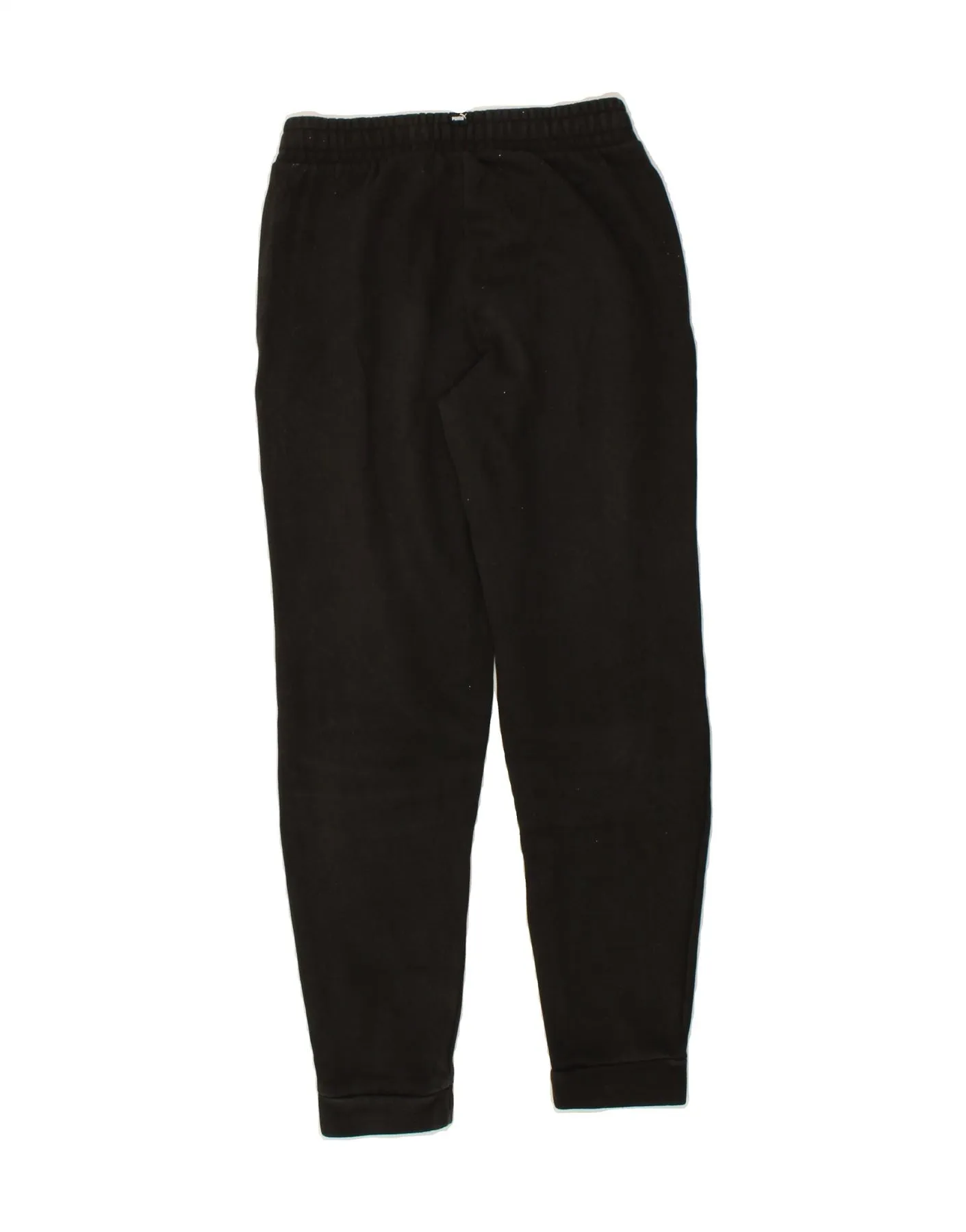 PUMA Boys Tracksuit Trousers Joggers 13-14 Years Large Black Cotton
