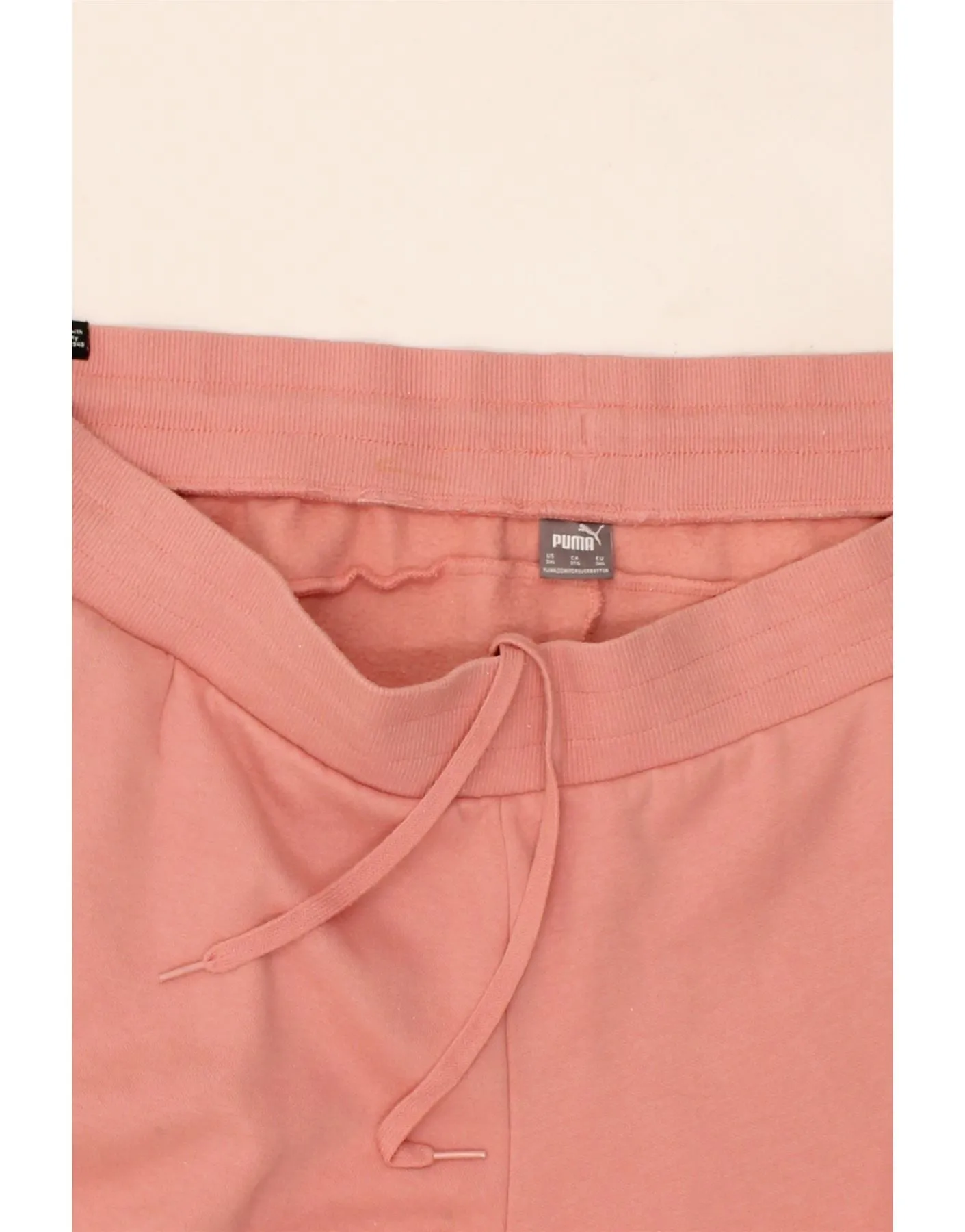 PUMA Womens Tracksuit Trousers Joggers UK 22 3XL  Pink Cotton