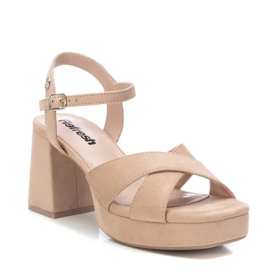 REFRESH Sandalo Tacco Medio Donna - 171944 Beige  