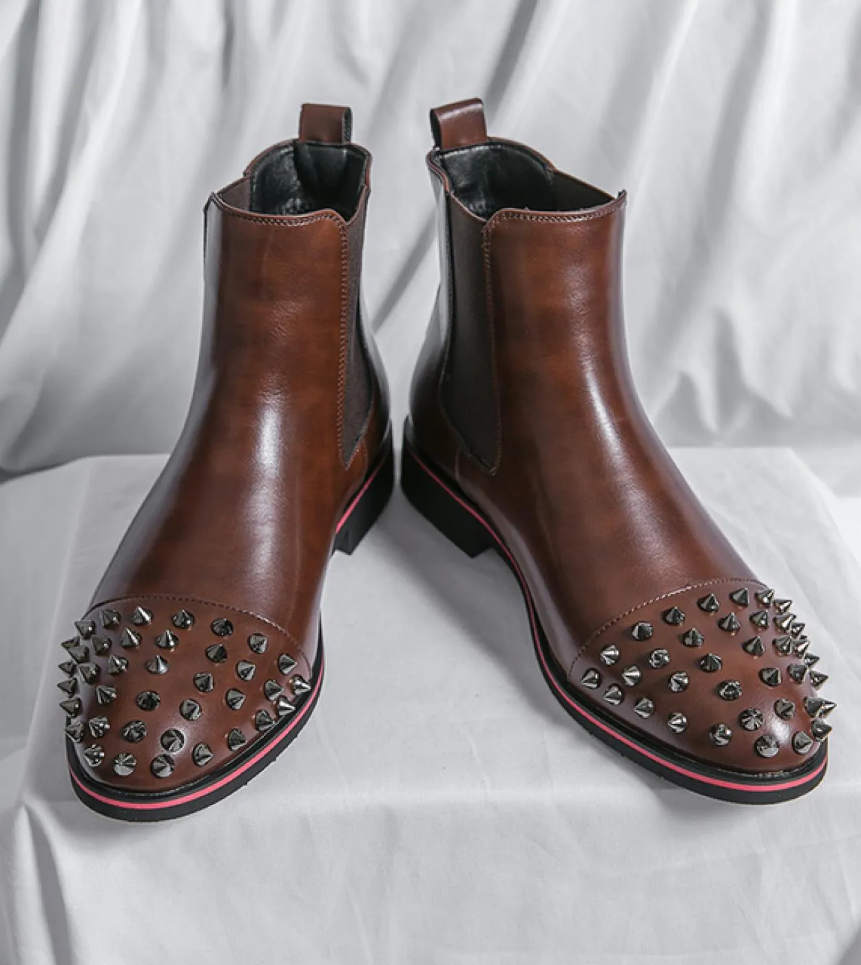 Rivetti Scarpe da lavoro antinfortunistiche per uomo Chelsea Steel Head Stivali in pelle Moda maschile Stivaletti Grace Stivali