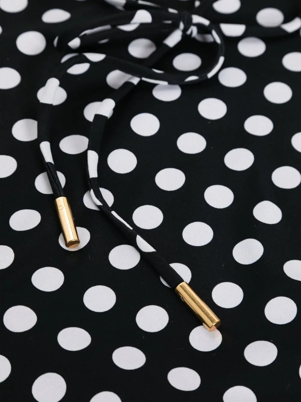   Saint Laurent  Costume da bagno bustièr a pois  