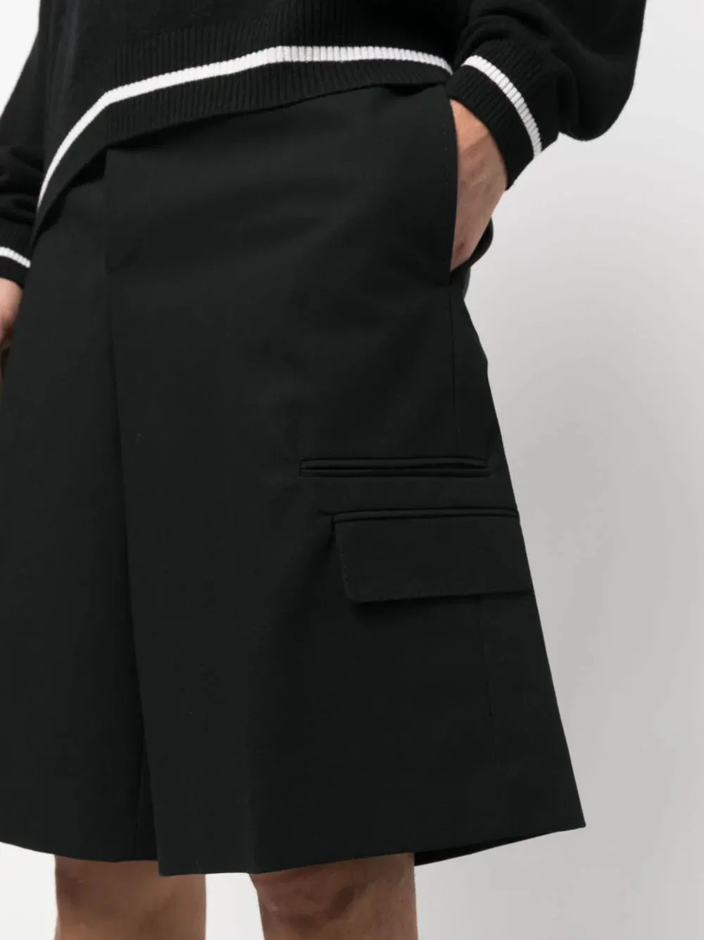 Shorts Sartoriali Con Doppie Tasche