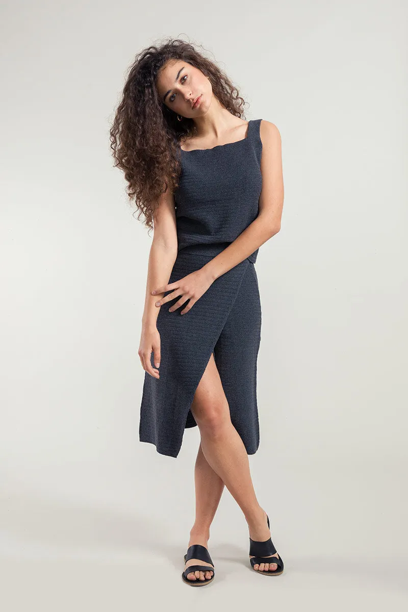    SOLE Canotta Spalla Larga Donna Cotone Rigenerato  