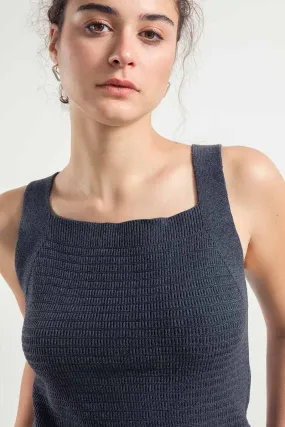    SOLE Canotta Spalla Larga Donna Cotone Rigenerato  