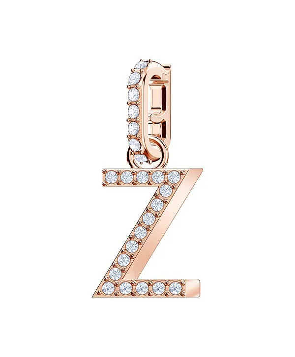 SWAROVSKI REMIX COLLECTION CHARM Z, BIANCO, PLACCATO ORO ROSA 5437627