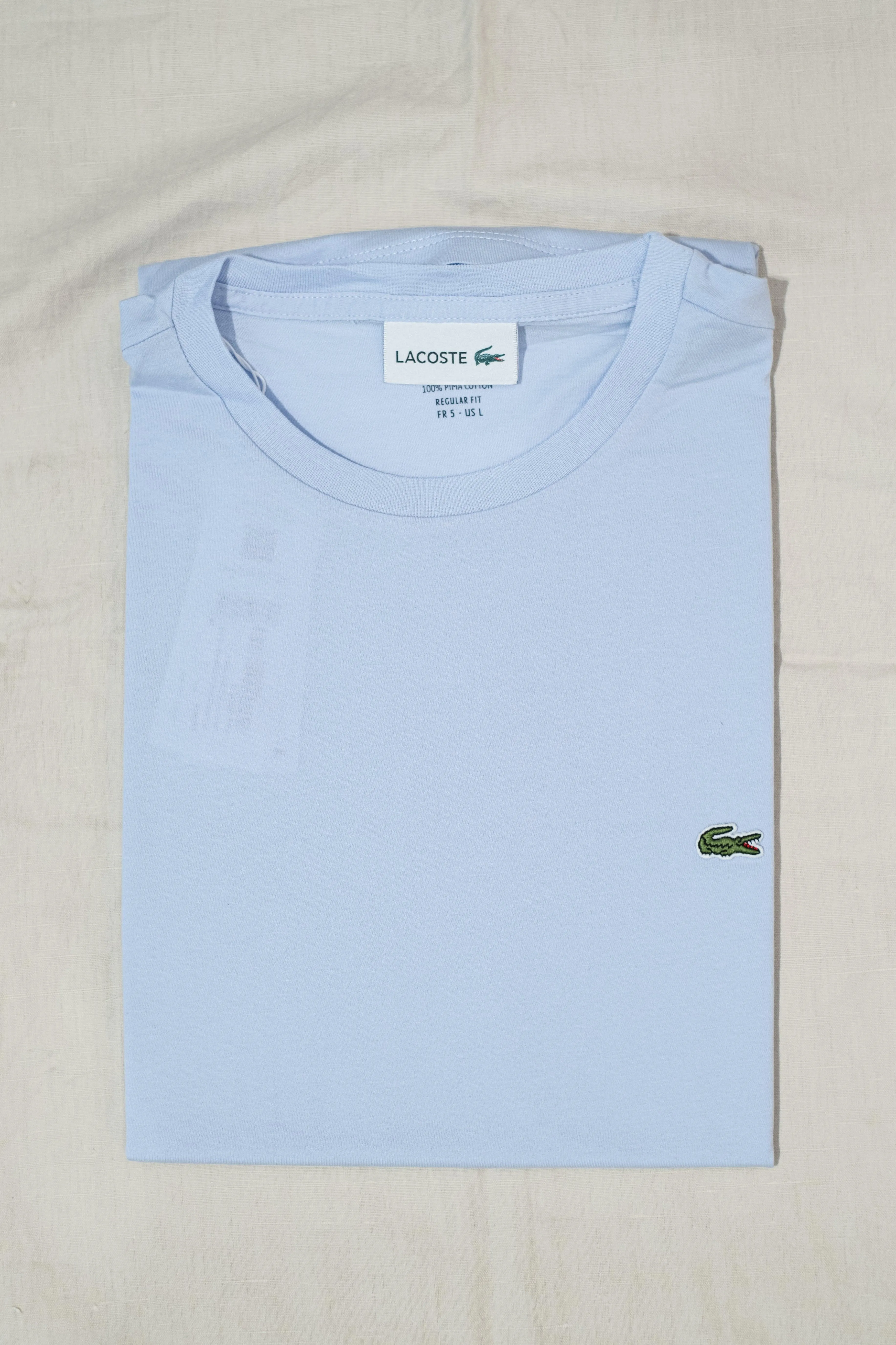 T-shirt in Jersey Blu Chiaro