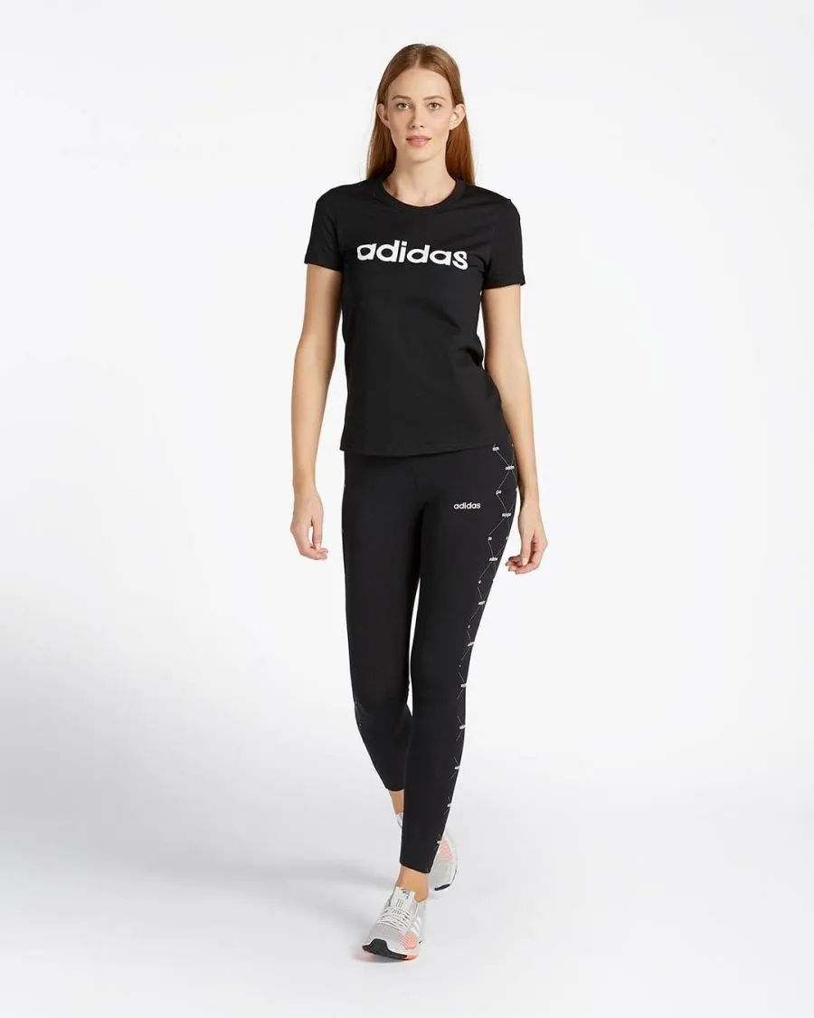 T-shirt Manica Corta Sportiva Adidas - Black