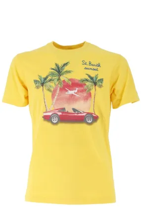 T-shirt st. Barth sunset
