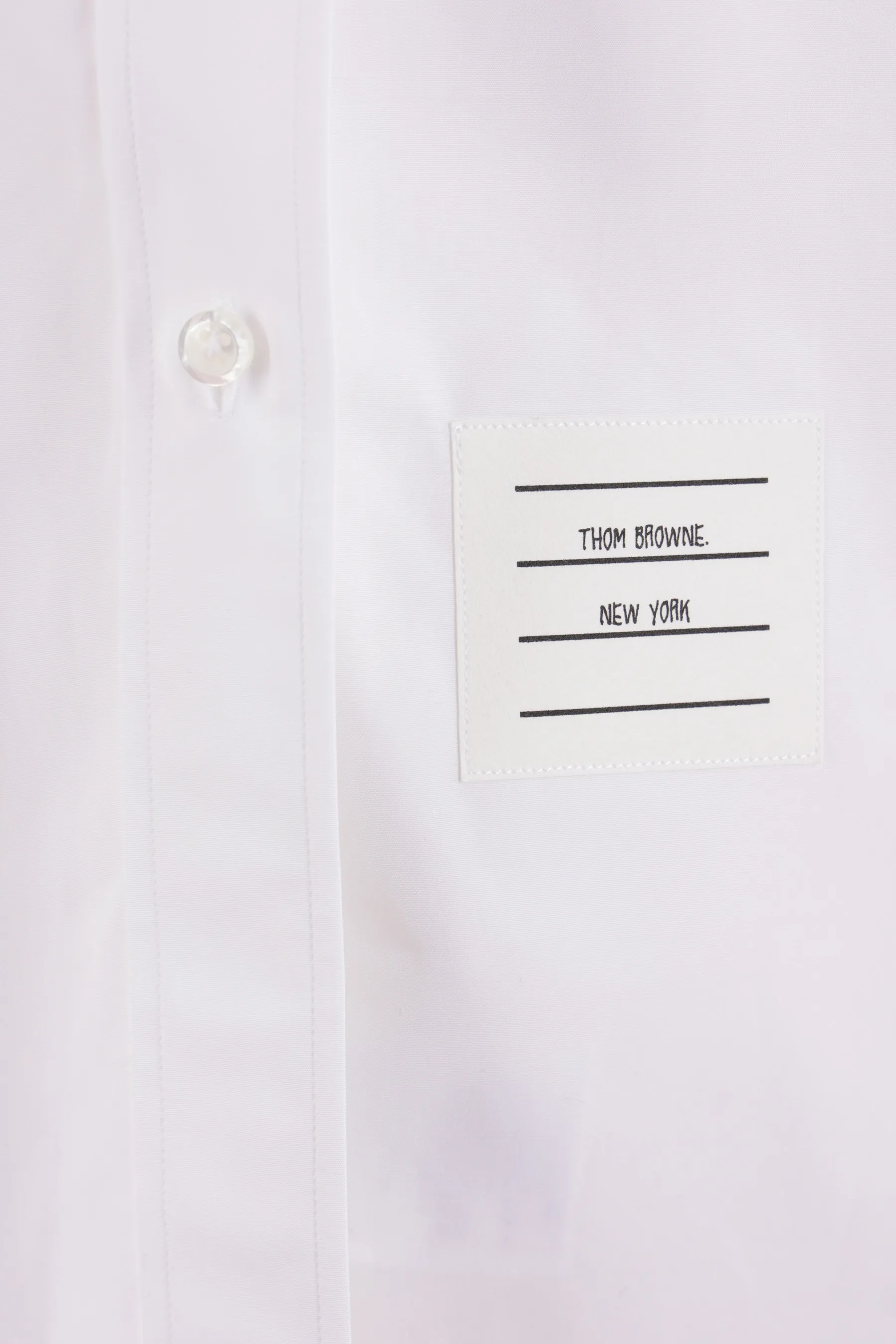  THOM BROWNE camicia oversize in popeline 