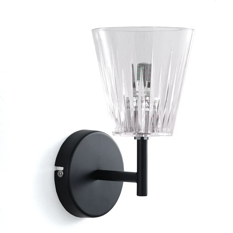 Tomasucci Applique KALLA, trasparente/nero
