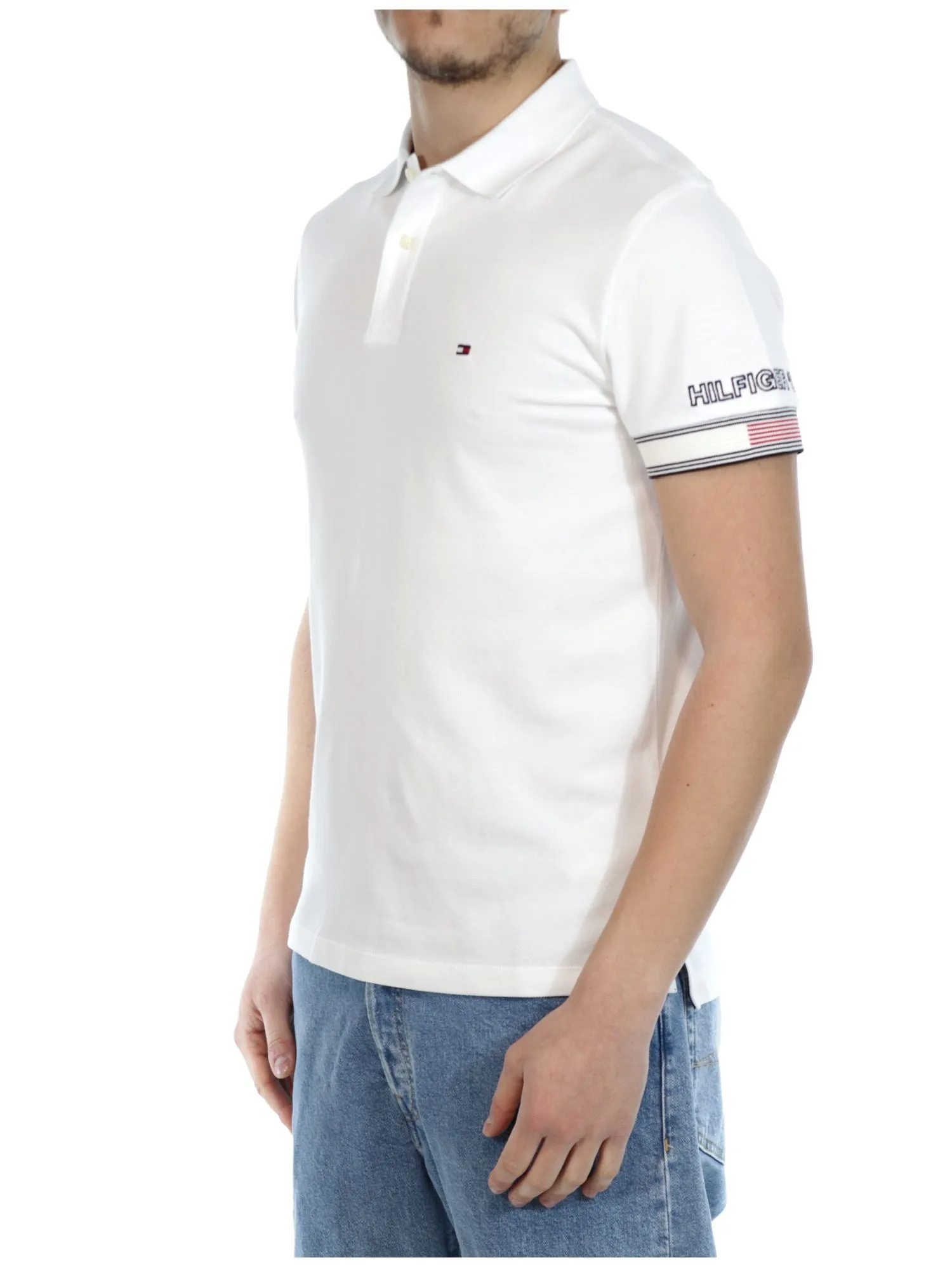Tommy Hilfiger Polo  FLAG CUFF SLIM POLO